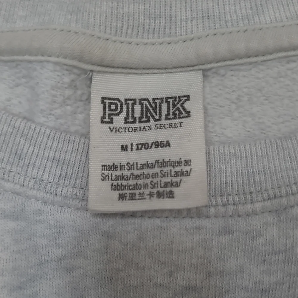 PINK Victoria's Secret Lightweight Sweatshirt Pullover VS Logo Graphics Y2K Top